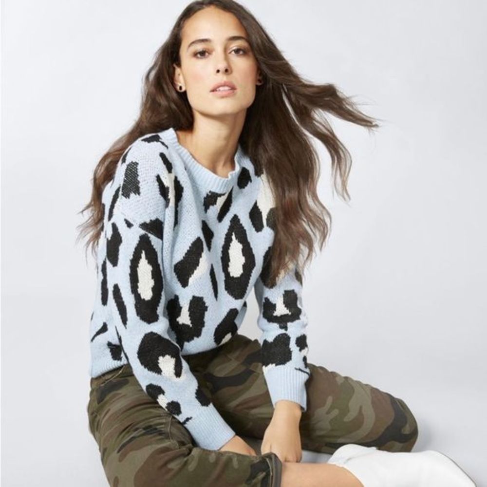 Women's Leopard Print Sweater